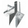 Uniflow kit support + élément amene d'air 80/125mm inox/pp