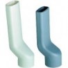 Franke tube de surverse pvc gris