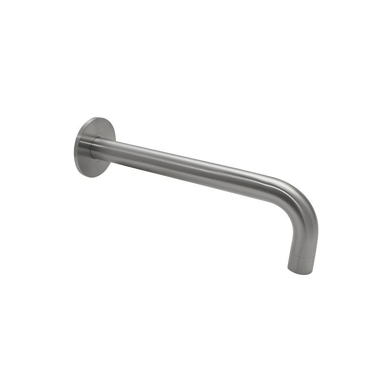 Paffoni bec mural steel 250mm inox
