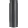Buse de fumées en acier 1 metre 130mm-2mm noir