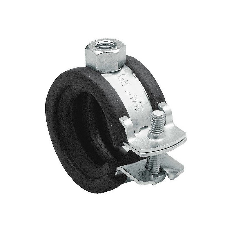 Collier + isog. pour tube met. 83-91 M8 3"