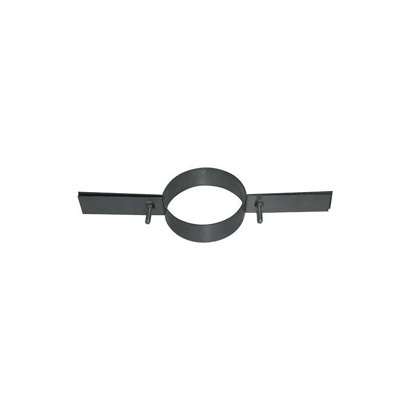 Collier fixation pour flexible inox 80mm